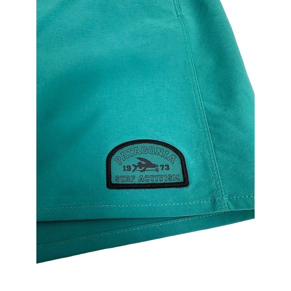 Patagonia Men's Hydropeak Volley Shorts Surf Activist Boreal Green Size XXL New - Picture 4 of 14